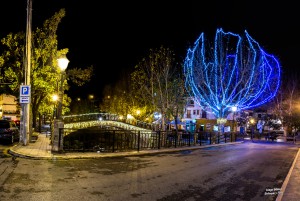 panorámica pinos genil navidad luces d750 para enfoque y foto para facebook