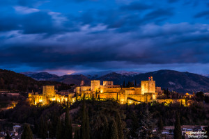 Alhambra desde san miguel bajo nikon d750 enfoque y foto para facebook