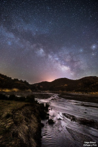 Pantano beznar vertical via lactea enfoque y foto para facebook