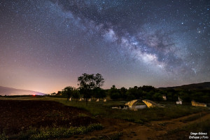 via lactea base militar padul para faceboo y enfoque y foto