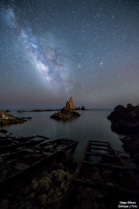 arrecife de las sirenas vía lactea cabo de gata enfoque y foto para facebook